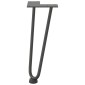 vidaXL Πόδια Φουρκέτας για Τραπεζάκι Σαλονιού 4 τεμ. Ανθρακί 30 εκ. Μασίφ Ατσάλι