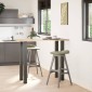 vidaXL Πόδια Τραπεζιού Μπαρ 4 τεμ. Ανθρακί 110-112 εκ. Ατσάλι