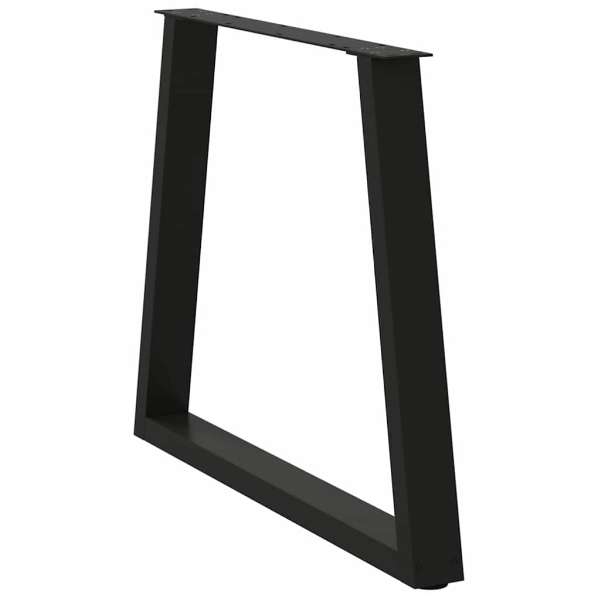 vidaXL Πόδια Τραπεζαρίας Σχήματος V 3 τεμ. Μαύρο 70x(72-73,3) εκ. Ατσάλι