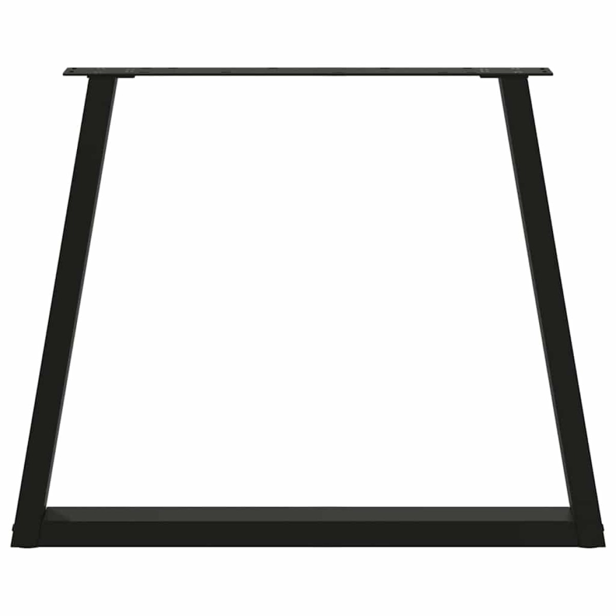 vidaXL Πόδια Τραπεζαρίας Σχήματος V 3 τεμ. Μαύρο 80x(72-73,3) εκ. Ατσάλι