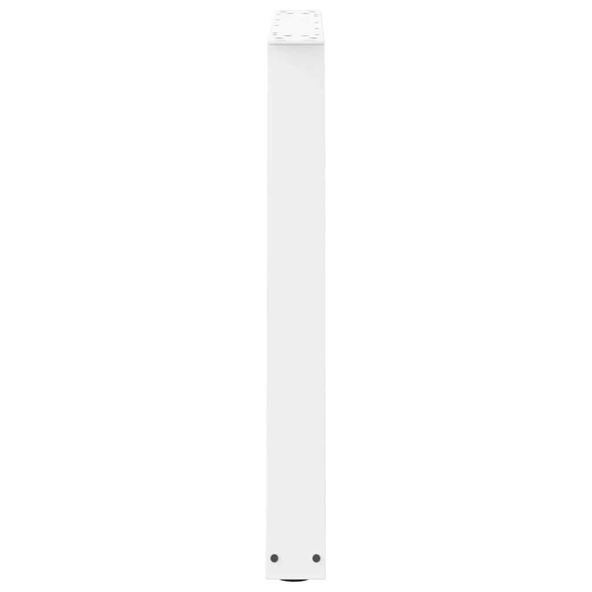 vidaXL Πόδια Τραπεζαρίας Σχήματος V 3 τεμ. Λευκά 80x(72-73,3) εκ. Ατσάλι