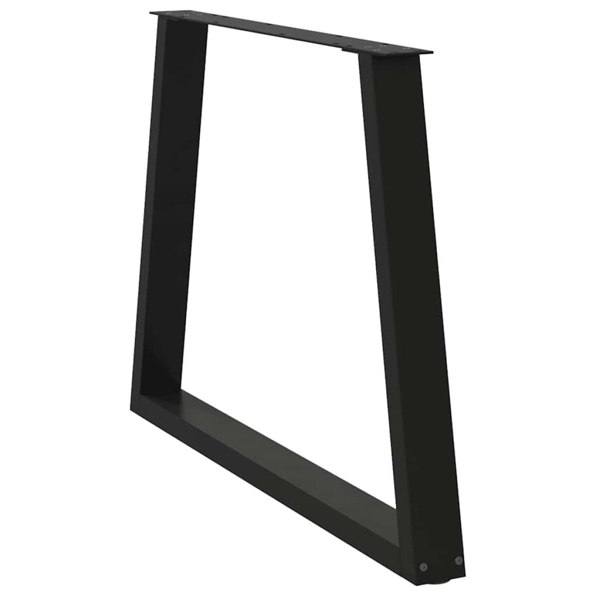 vidaXL Πόδια Τραπεζαρίας Σχήματος V 3 τεμ. Μαύρο 100x (72-73,3) εκ. Ατσάλι