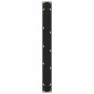 vidaXL Πόδια Τραπεζαρίας Σχήματος V 3 τεμ. Μαύρο 100x (72-73,3) εκ. Ατσάλι