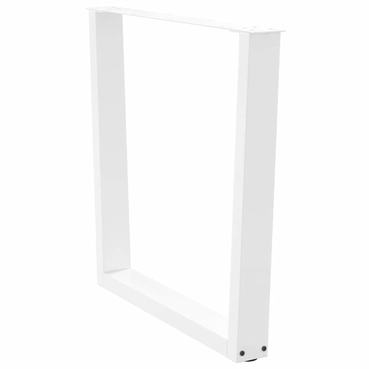 vidaXL Πόδια Τραπεζαρίας Σχήματος V 2 τεμ. Λευκά 90x(72-73,3) εκ. Ατσάλι