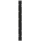 vidaXL Πόδια Τραπεζαρίας Σχήματος V 2 τεμ. Μαύρο 100x (72-73,3) εκ. Ατσάλι