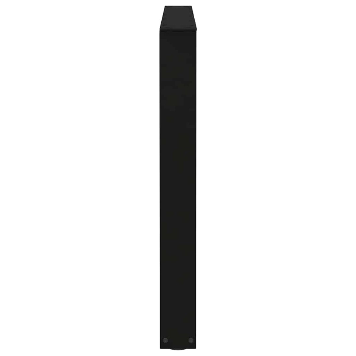 vidaXL Πόδια Τραπεζαρίας Σχήματος V 3 τεμ. Μαύρο 100x (72-73,3) εκ. Ατσάλι