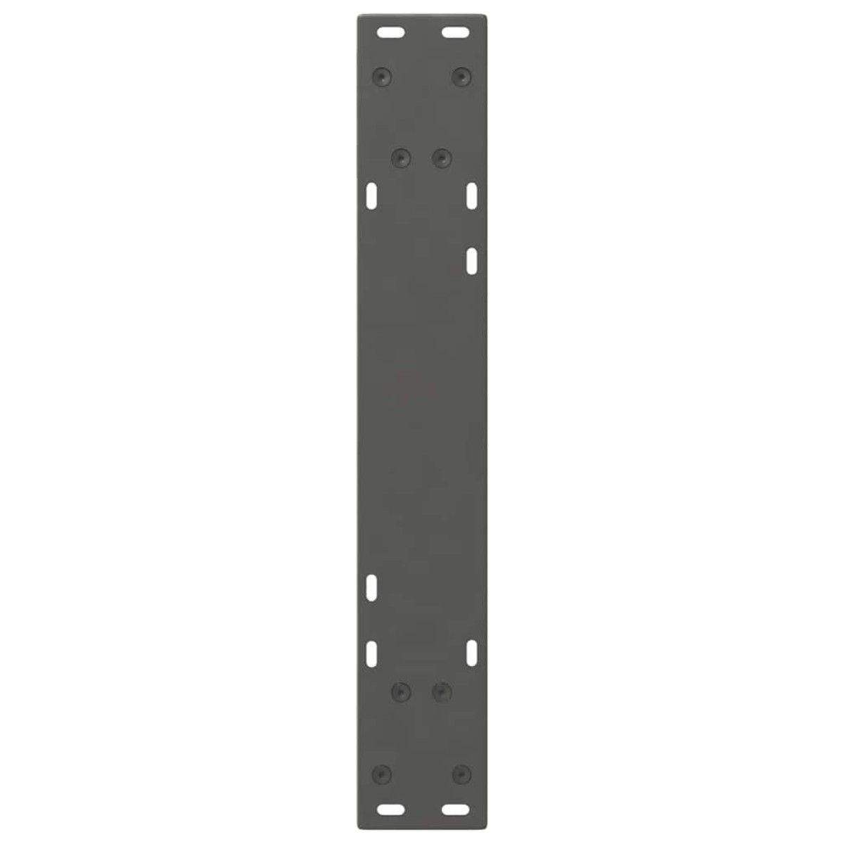vidaXL Πόδια Τραπεζαρίας 2 τεμ. Ανθρακί 50x(72-73,3) εκ. Ατσάλι