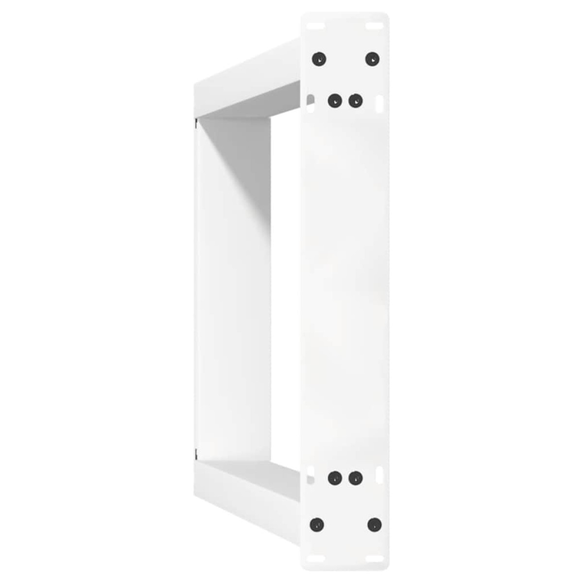 vidaXL Πόδια Κονσόλας σε Σχήμα U 2 τεμ. Λευκά 28x(72-73) εκ. Ατσάλι
