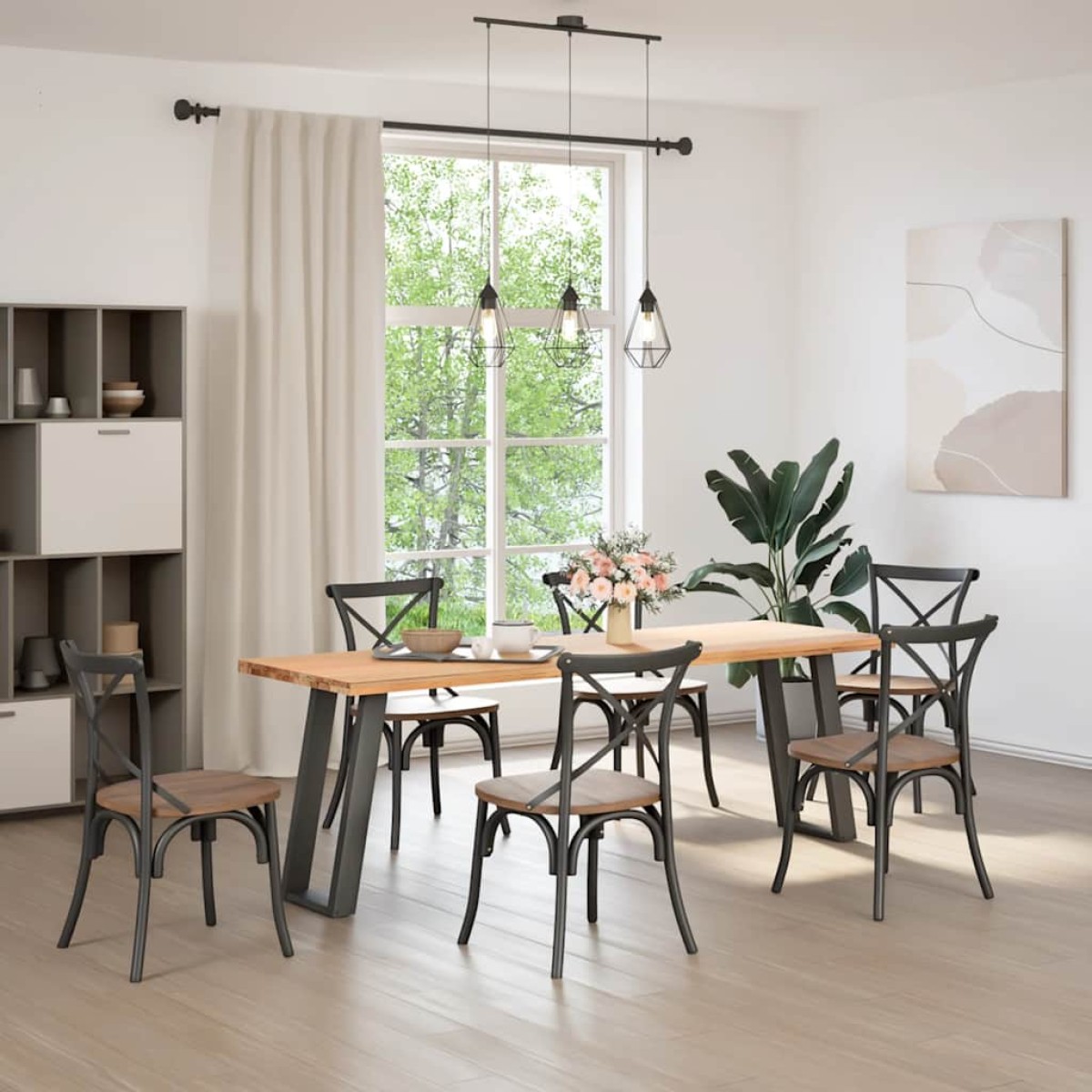 vidaXL Πόδια Κονσόλας 2 τεμ. σε σχήμα U, Ανθρακί 38x(72-73) εκ. από Ατσάλι