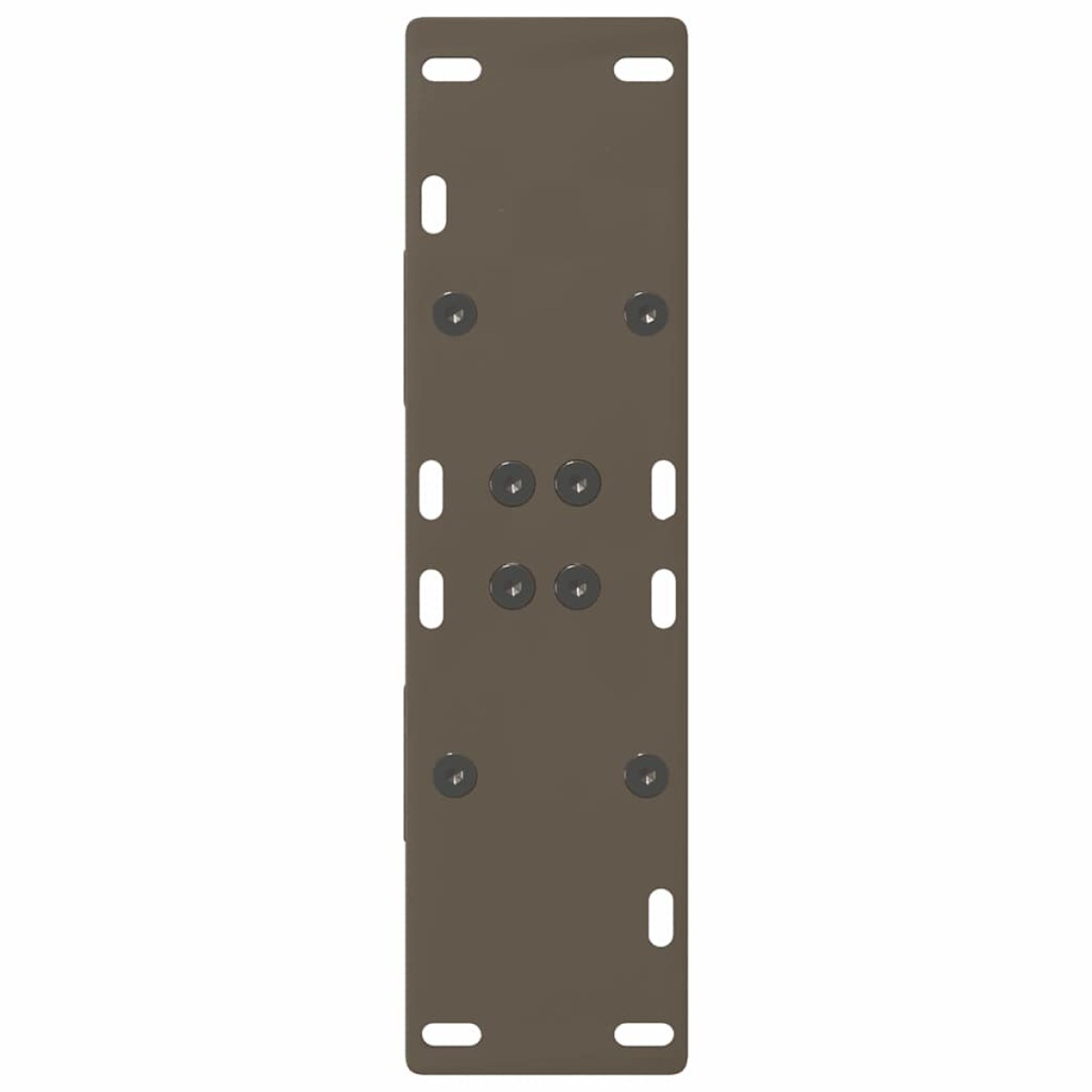 vidaXL Πόδια Τραπεζαρίας Σχήματος Α 2 τεμ. 50x(72-73) εκ. Ατσάλι