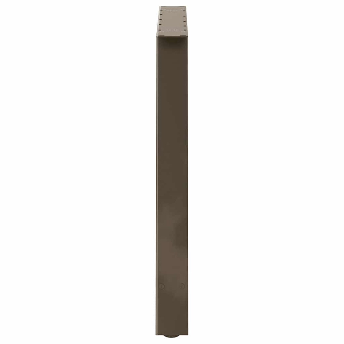 vidaXL Πόδια Τραπεζαρίας Σχήματος Α 2 τεμ. 90x(72-73) εκ. Ατσάλι
