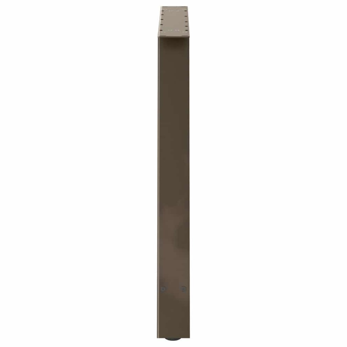 vidaXL Πόδια Τραπεζαρίας Σχήματος Α 2 τεμ. 100x(72-73) εκ. Ατσάλι