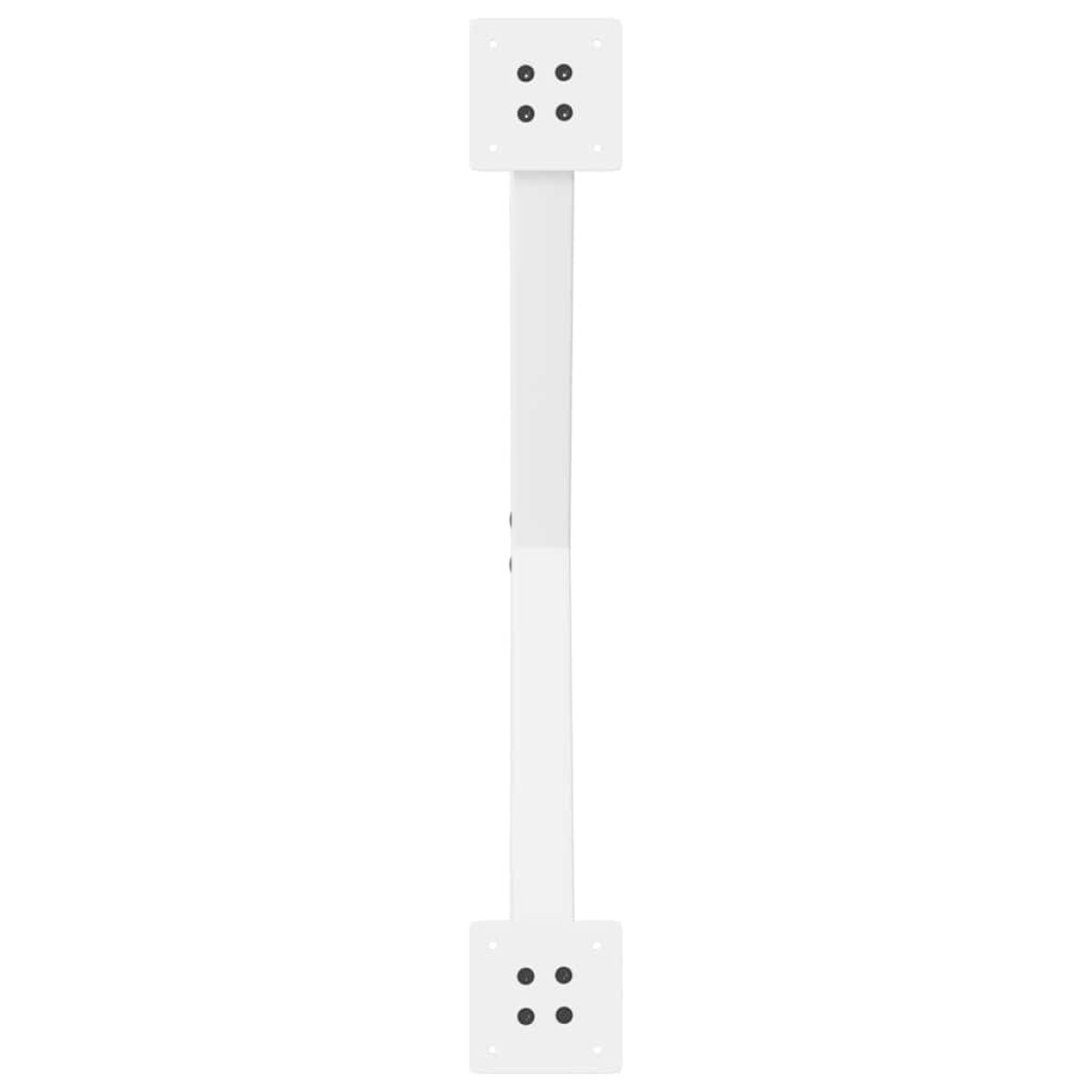 vidaXL Πόδια Τραπεζιού Σαλονιού σε Σχήμα Χ, 2 τεμ. Λευκά 70x(30-31) εκ. Ατσάλι