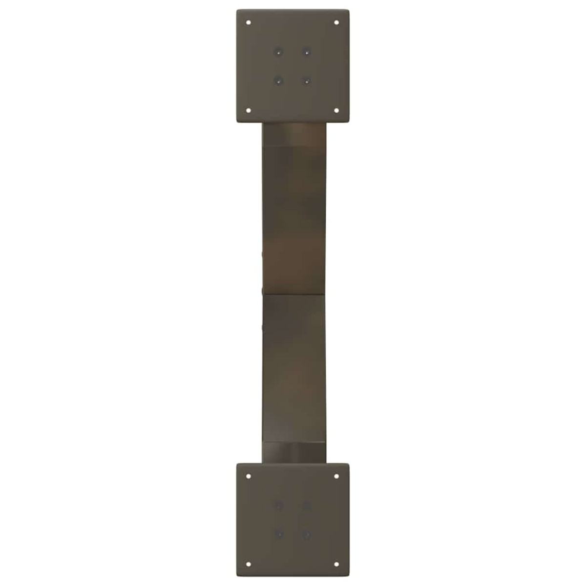 vidaXL Πόδια Τραπεζιού Σαλονιού σε Σχήμα Χ, 2 τεμ. από Φυσικό Ατσάλι 70x(30-31) εκ. Ατσάλι