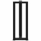vidaXL Πόδια Κονσόλας σε Σχήμα Τ, 2 τεμ. Μαύρο 25x28x(72-73) εκ. Ατσάλι