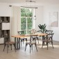 vidaXL Πόδια Κονσόλας σε Σχήμα Τ, 2 τεμ. Ανθρακί 38x25x(72-73) εκ. Ατσάλι
