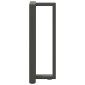 vidaXL Πόδια Κονσόλας σε Σχήμα Τ, 2 τεμ. Ανθρακί 38x25x(72-73) εκ. Ατσάλι