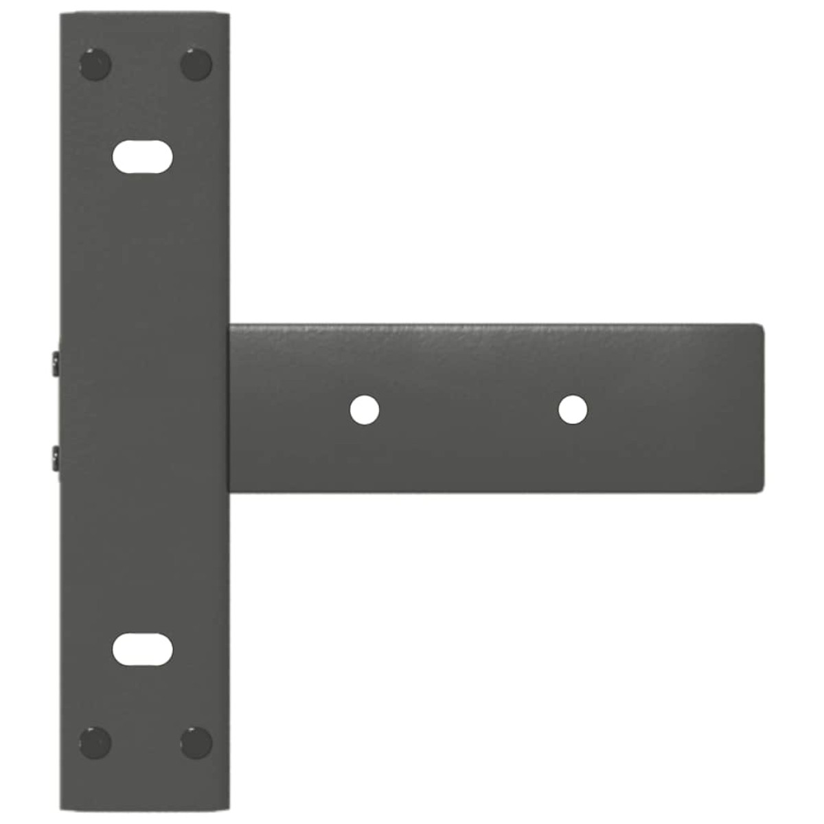 vidaXL Πόδια Κονσόλας σε Σχήμα Τ, 2 τεμ. Ανθρακί 38x25x(72-73) εκ. Ατσάλι