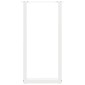 vidaXL Πόδια Κονσόλας σε Σχήμα U 2 τεμ. Λευκά 38x(72-73) εκ. Ατσάλι