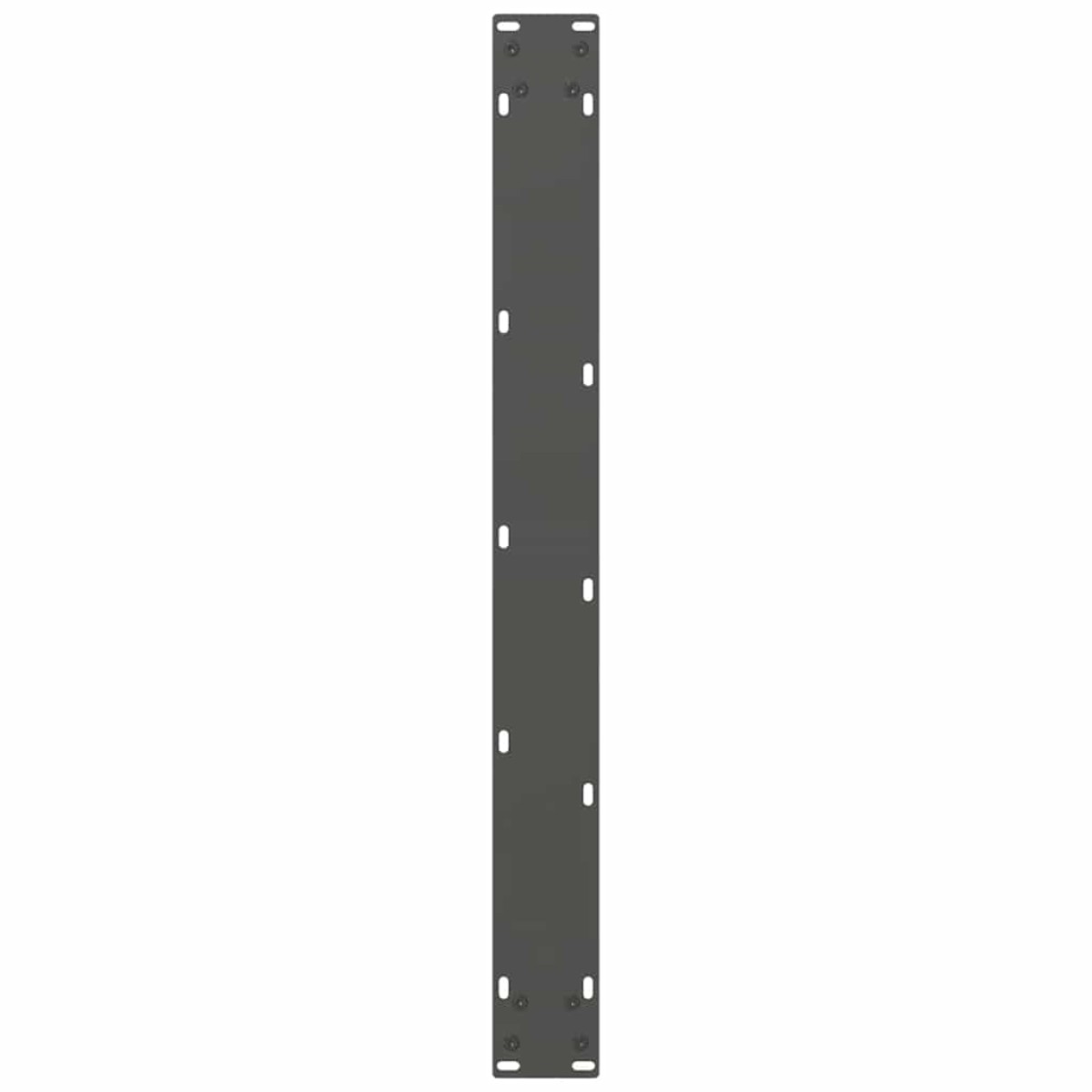 vidaXL Πόδια Τραπεζαρίας Ανθρακί 2 τεμ. 70x(72-73) εκ. Ατσάλι