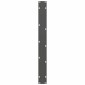 vidaXL Πόδια Τραπεζαρίας Ανθρακί 2 τεμ. 70x(72-73) εκ. Ατσάλι