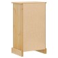 vidaXL Ντουλάπι Μπάνιου Corona 45x33x80 εκ. από Μασίφ Ξύλο Πεύκου