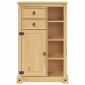 vidaXL Ντουλάπι Μπάνιου Corona 70x33x110 εκ. από Μασίφ Ξύλο Πεύκου