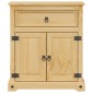 vidaXL Ντουλάπι Μπάνιου Corona 70x33x80 εκ. από Μασίφ Ξύλο Πεύκου