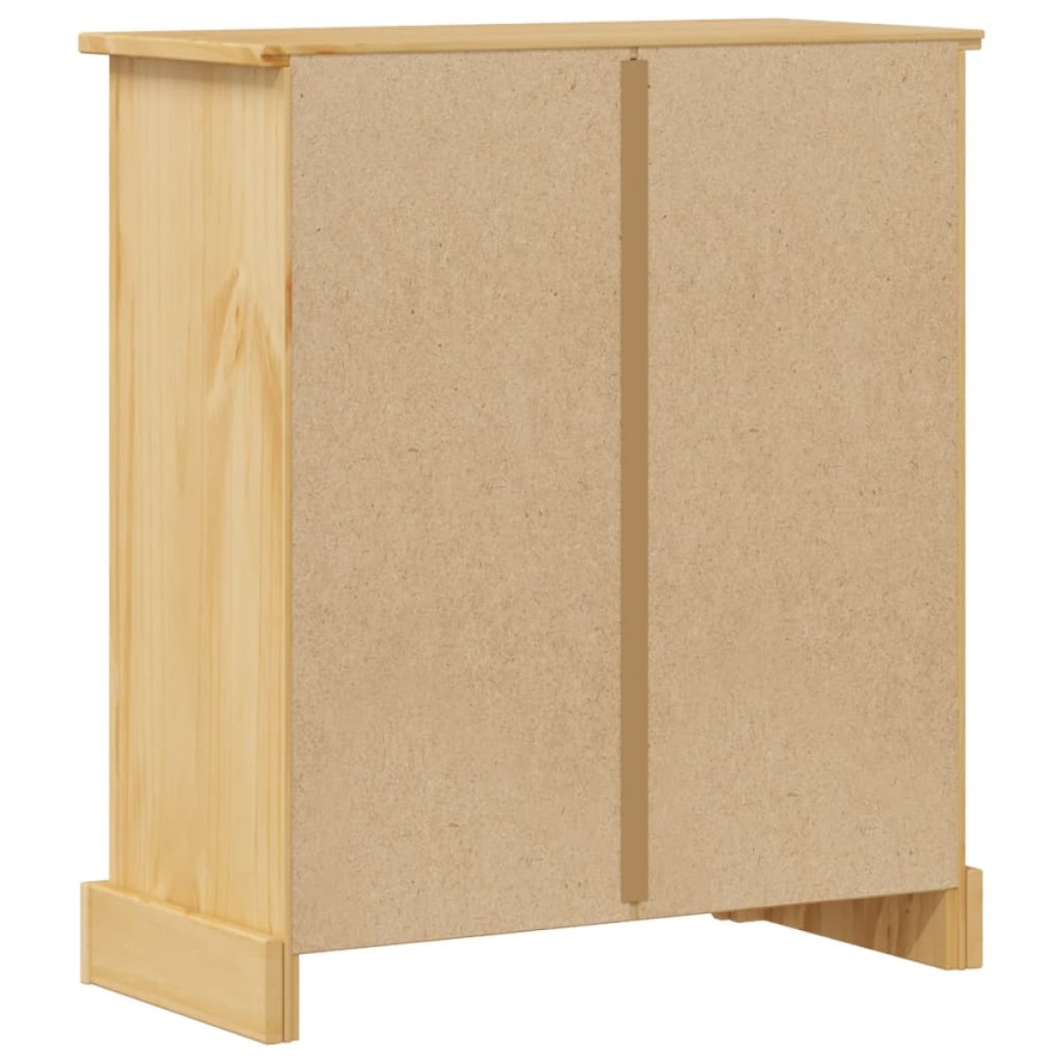vidaXL Ντουλάπι Μπάνιου Corona 70x33x80 εκ. από Μασίφ Ξύλο Πεύκου