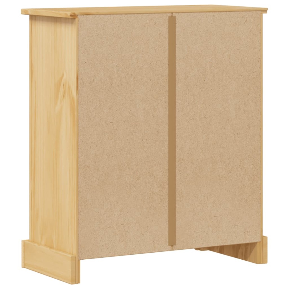 vidaXL Ντουλάπι Μπάνιου Corona 70x33x80 εκ. από Μασίφ Ξύλο Πεύκου