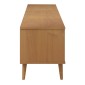 vidaXL Έπιπλο Τηλεόρασης MOLDE Καφέ 158x40x49 εκ. Μασίφ Ξύλο Πεύκου