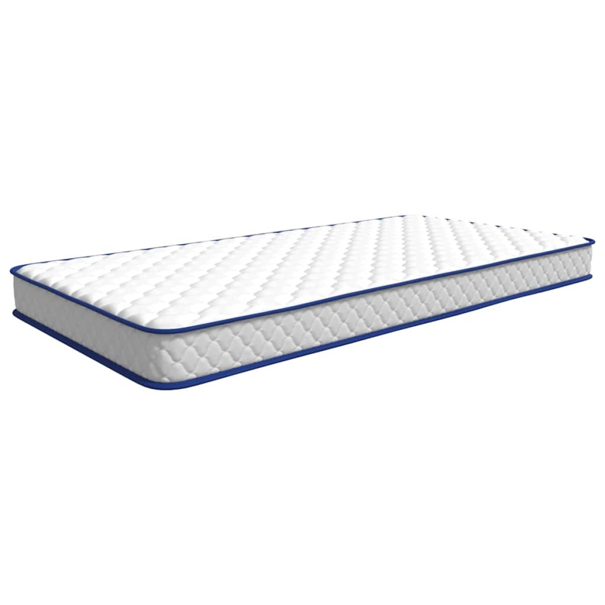 vidaXL Στρώμα με Αφρό Μνήμης Λευκό 100x200x17 εκ. μαλακό