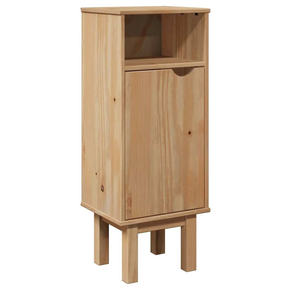 vidaXL Ντουλάπι Μπάνιου Επιτοίχιο OTTA 35x30x55 εκ. Μασίφ Ξύλο Πεύκου