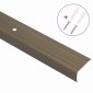 vidaXL Προστατευτικά ακμών σκάλας 30 τμχ. Καφέ 67 x 3 x 2 εκ.