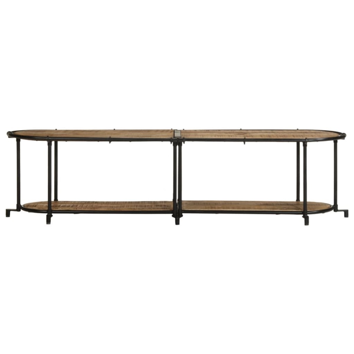 vidaXL Έπιπλο Τηλεόρασης 160x42x40 εκ. Μασίφ Ακατέργ. Ξύλο Μάνγκο