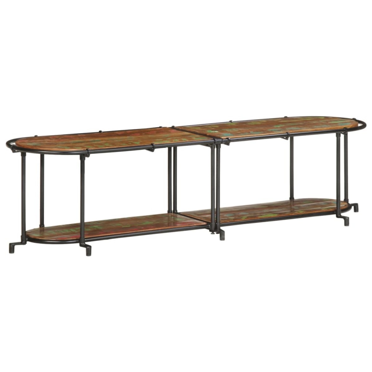 ντουλάπι τηλεόρασης vidaXL 160x42x40 cm από μασίφ ξύλο αναγεννημένο
