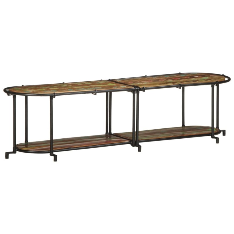 ντουλάπι τηλεόρασης vidaXL 160x42x40 cm από μασίφ ξύλο αναγεννημένο