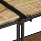 vidaXL Έπιπλο Τηλεόρασης 200x42x40 εκ. Μασίφ Ακατέργ. Ξύλο Μάνγκο