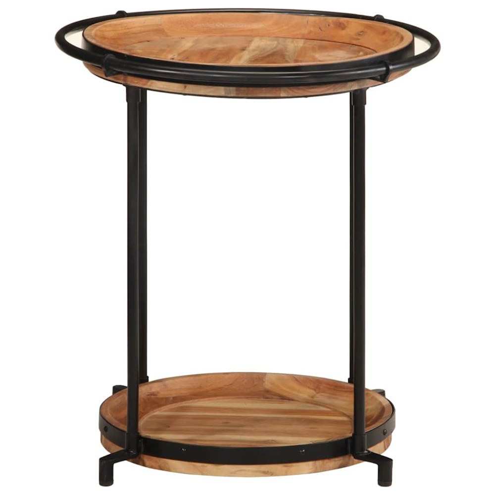 vidaXL Τραπεζάκι Ø55x60 cm μασίφ ξύλο ακακία