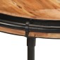 vidaXL Τραπεζάκι Ø55x60 cm μασίφ ξύλο ακακία