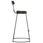 vidaXL Bar Stools 2 τεμάχια Μαύρο 49x43x103 cm Στερεό ξύλο Mango