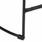 vidaXL Σκαμπό Μπαρ 2 τεμ. Μαύρα 45x40x62 εκ. από Μασίφ Ξύλο Μάνγκο