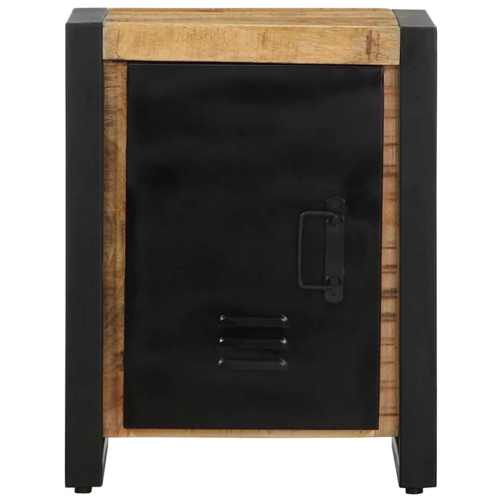 vidaXL Κομοδίνο 40x30x51 cm Στερεό ακατέργαστο ξύλο Μάνγκο