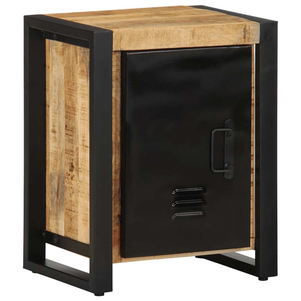 vidaXL Κομοδίνο 40x30x51 cm Στερεό ακατέργαστο ξύλο Μάνγκο