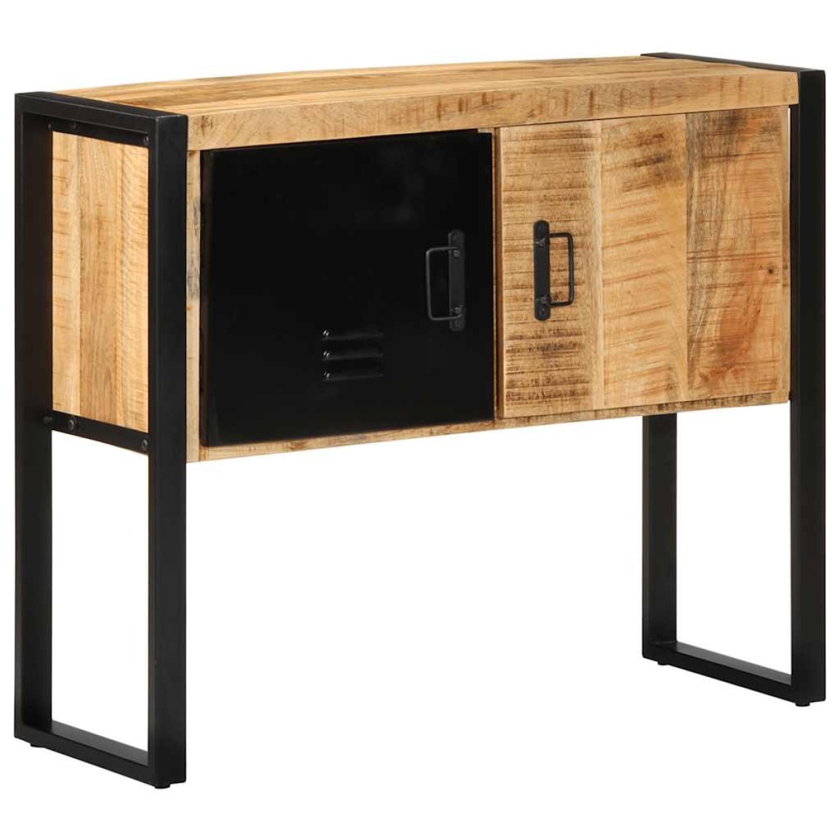 vidaXL Ντουλάπι κονσόλας 90x35x75 cm Μασίφ ακατέργαστο ξύλο Μάνγκο