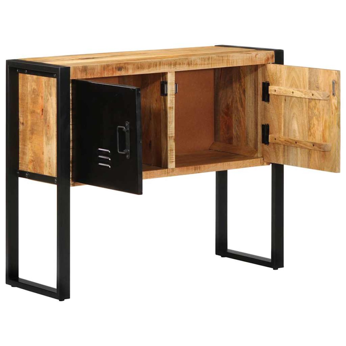 vidaXL Ντουλάπι κονσόλας 90x35x75 cm Μασίφ ακατέργαστο ξύλο Μάνγκο