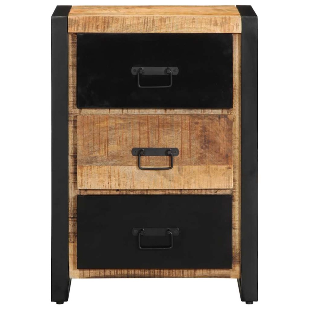 ντουλάπι συρταριών vidaXL 50x35x70 cm Στερεό ακατέργαστο ξύλο Mango