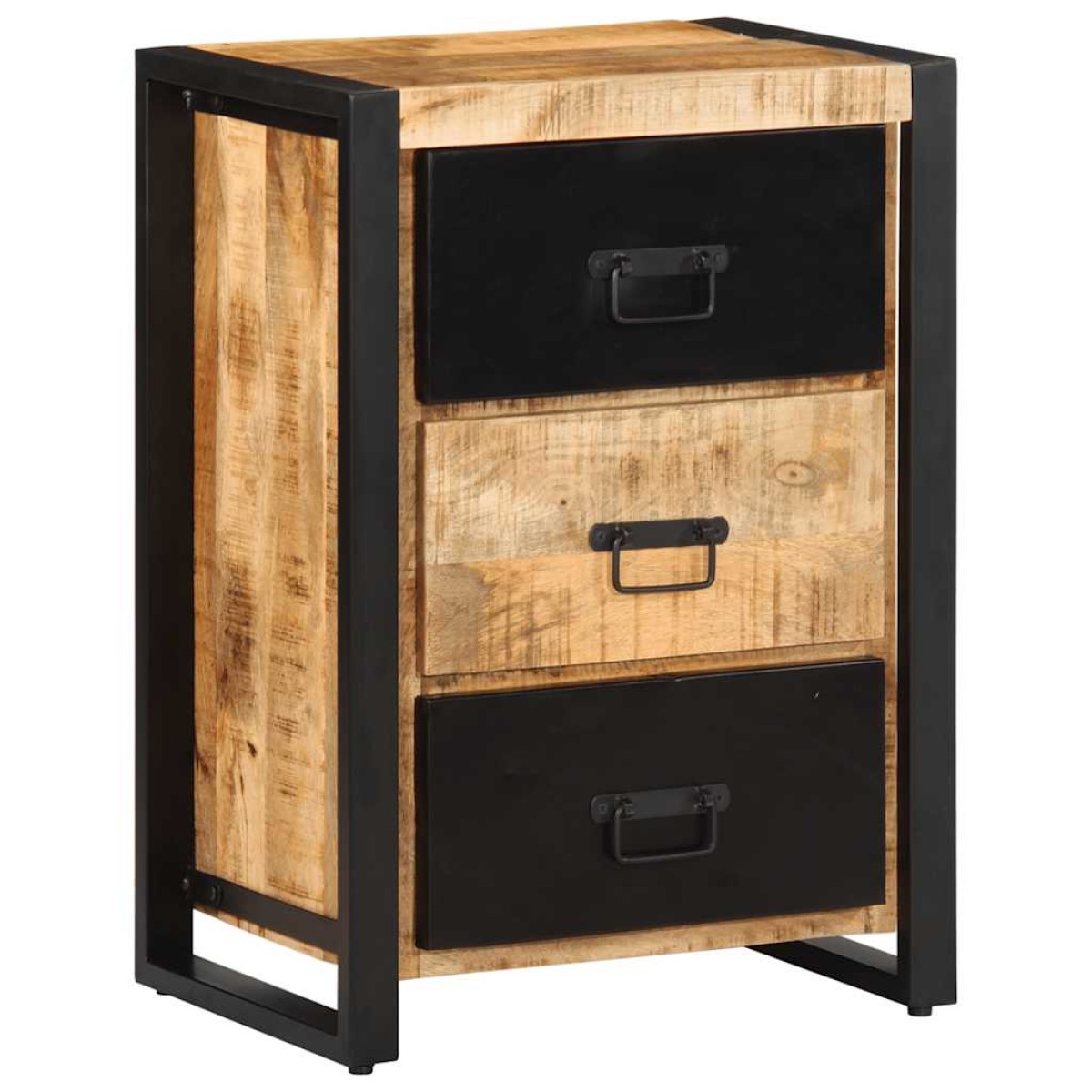 ντουλάπι συρταριών vidaXL 50x35x70 cm Στερεό ακατέργαστο ξύλο Mango