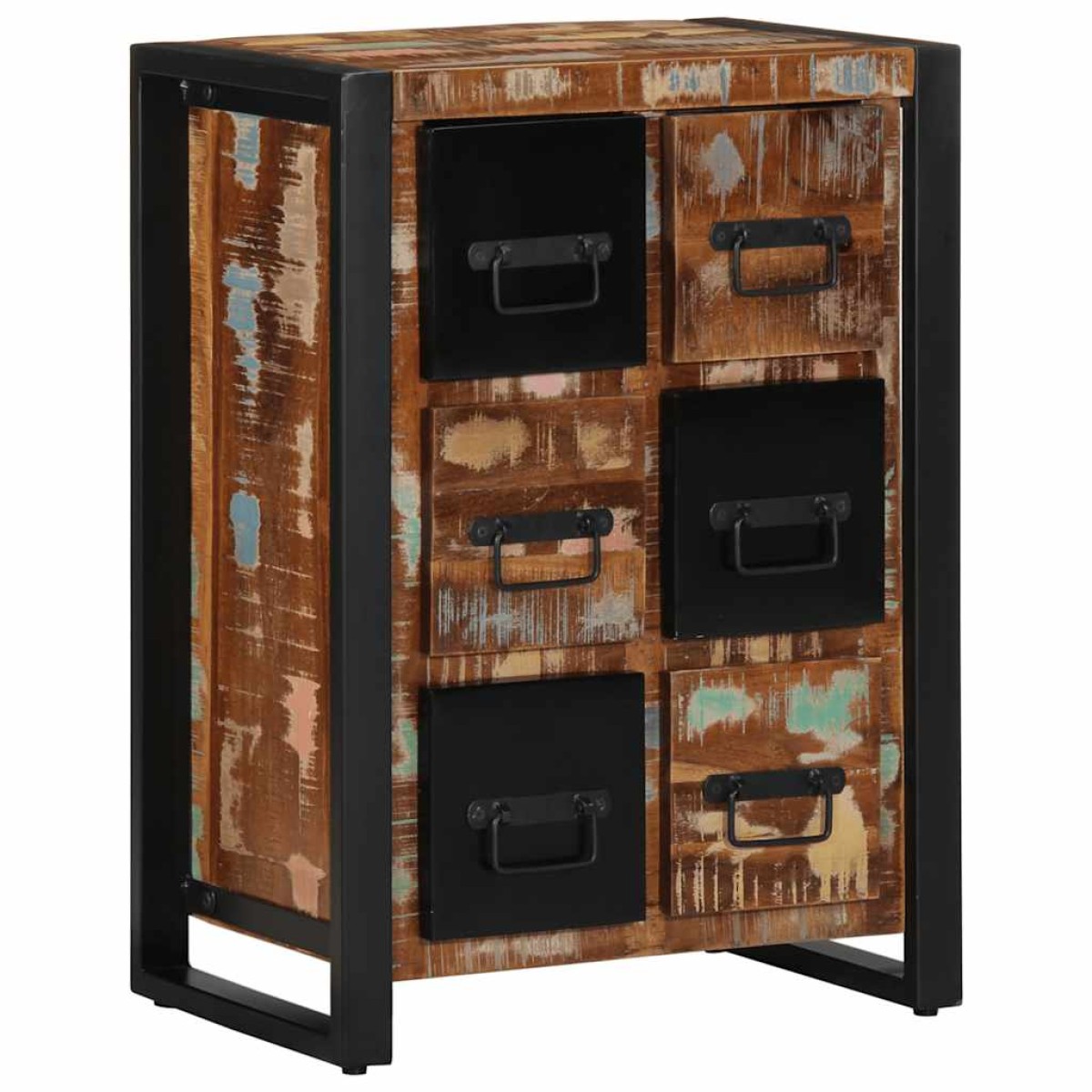 vidaXL Sideboard 50x35x70 cm Ξύλο μασίφ αναγεννημένο