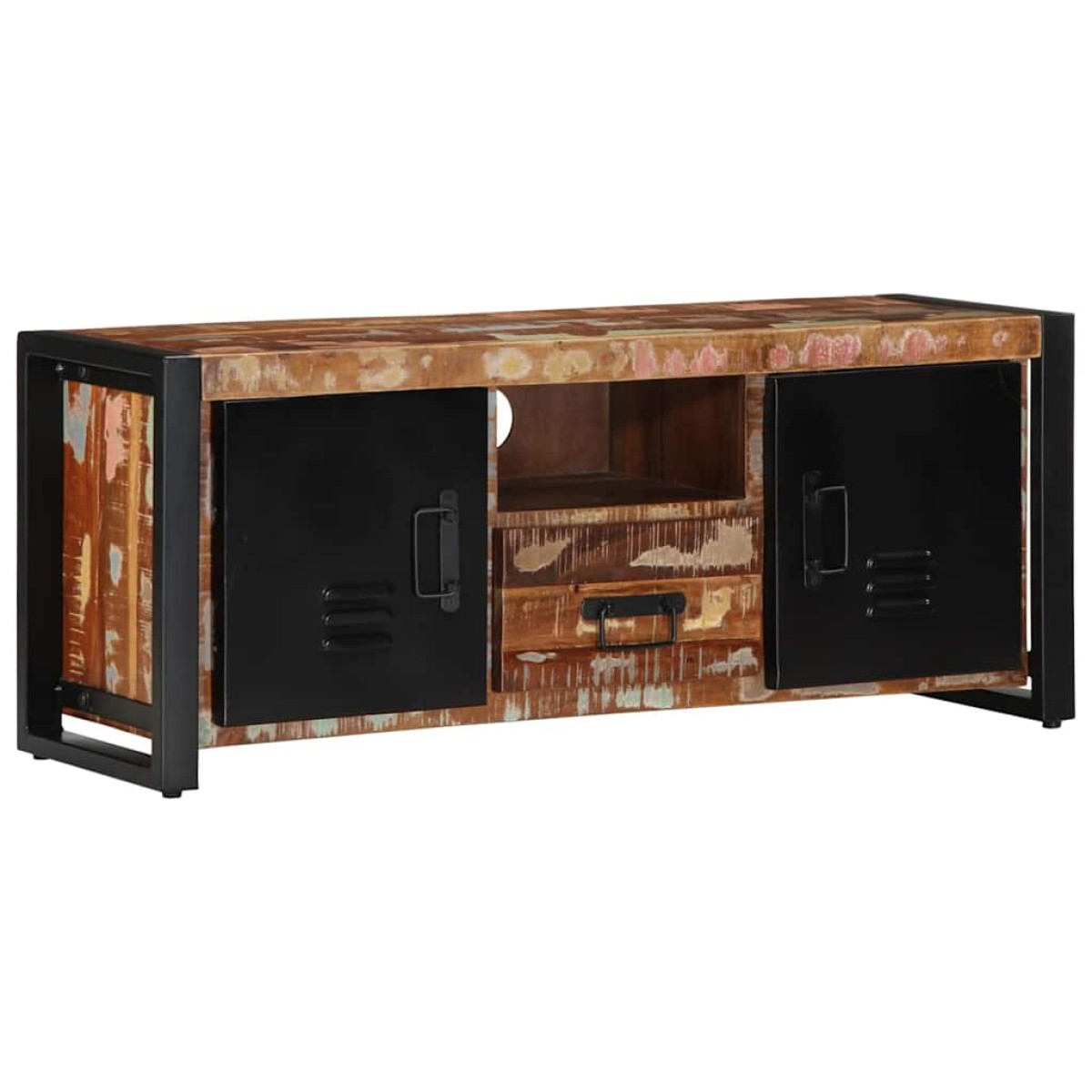 ντουλάπι τηλεόρασης vidaXL 100x30x40 cm από μασίφ ξύλο αναγεννημένο